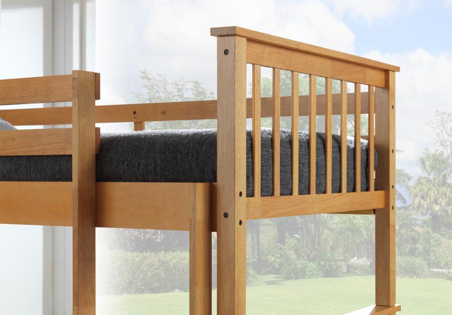 The Artisan Bed Company Alaska Beech Finish Bunk Bed