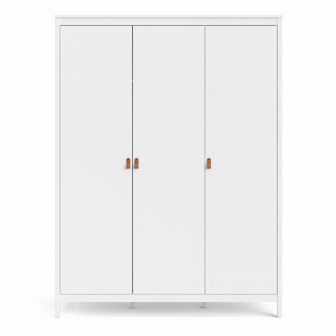 Barcelona Wardrobe with 3 doors in White