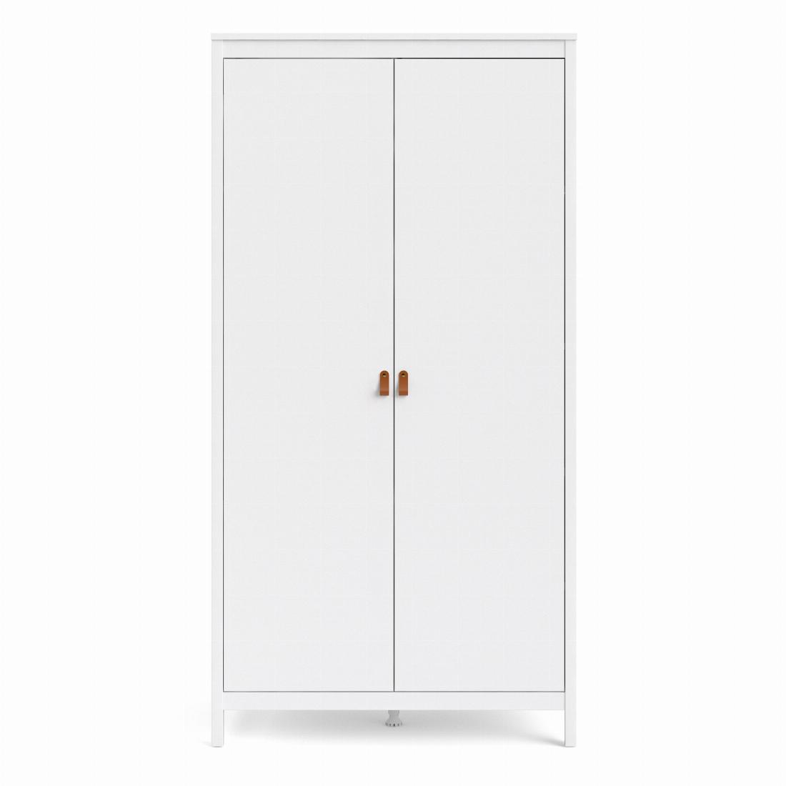 Barcelona Wardrobe with 2 doors in White