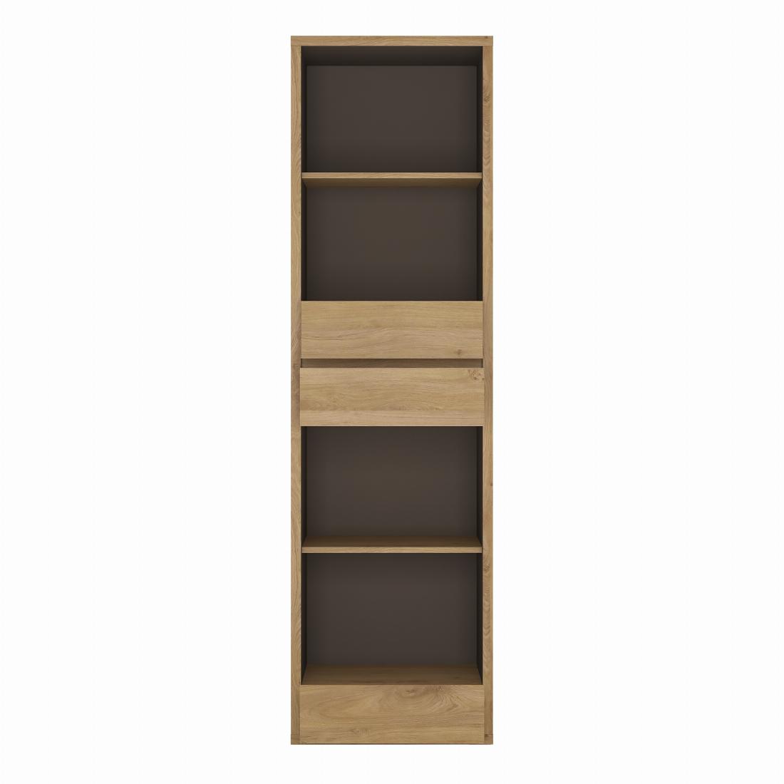 Shetland Tall Narrow 3 Drawer bookcase