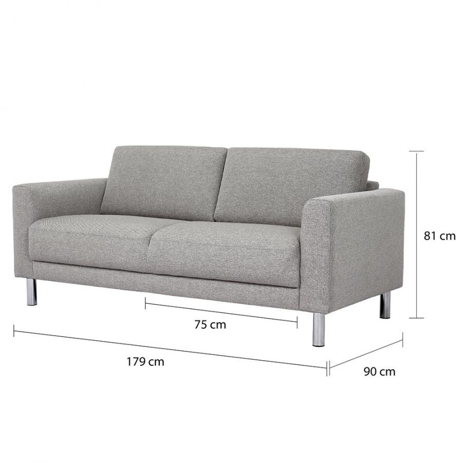 Cleveland 2Seater Sofa in Nova Light Grey