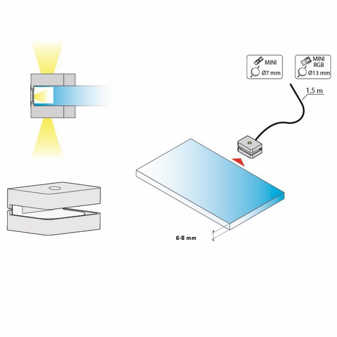 Clips Dojo 3D 2 P with foot switch 