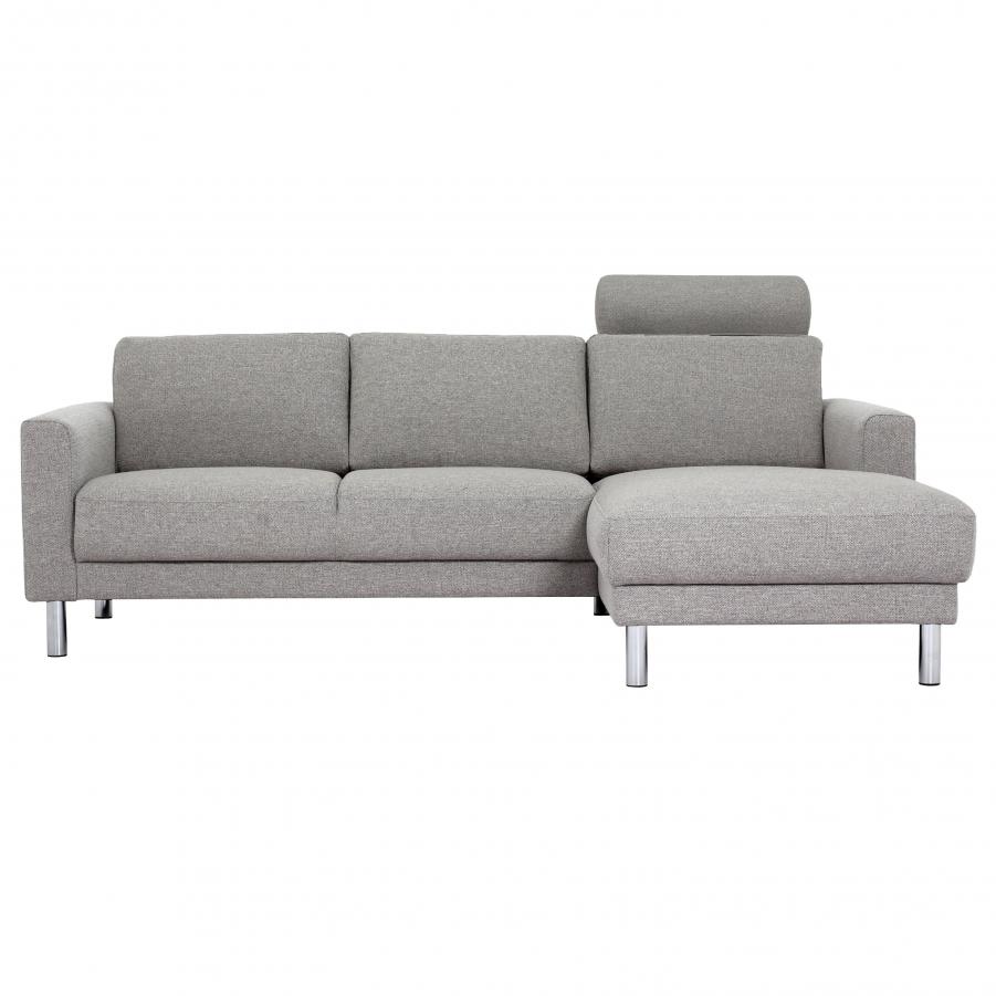 Cleveland Chaiselongue Sofa RH in Nova Light Grey