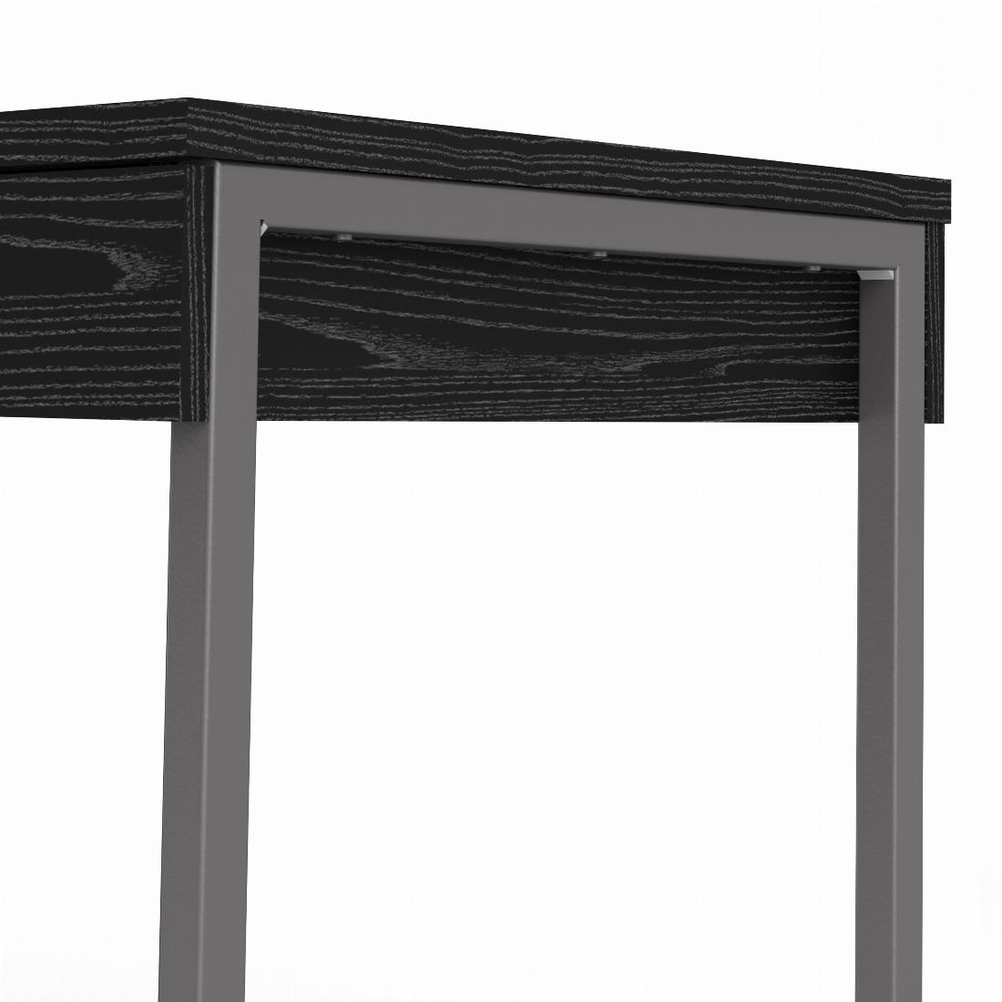 Function Plus Desk 3 Drawers in Black