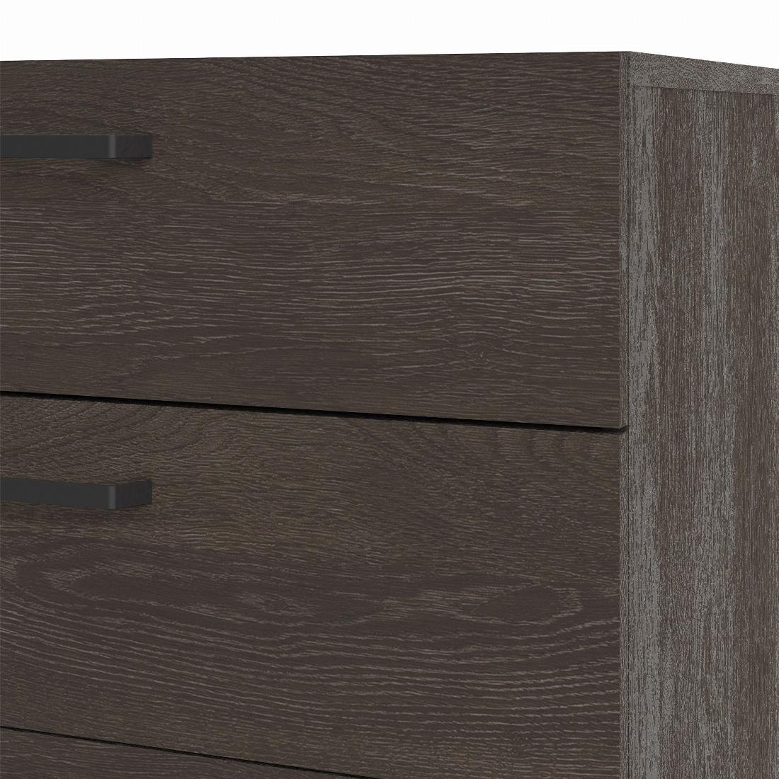 Dallas Double dresser 8 drawers Rovere Gessato Dark Oak