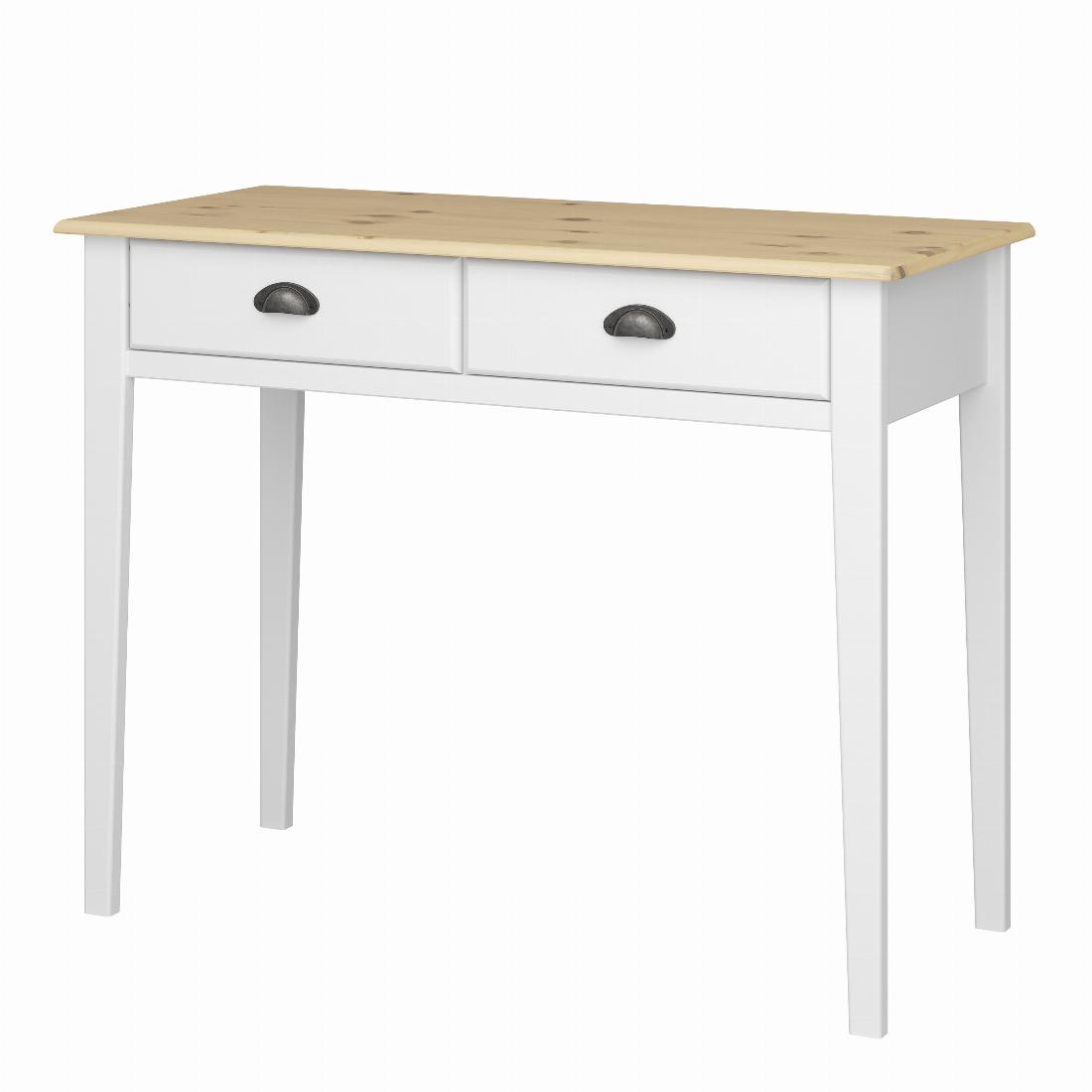 Nola Hall Table White & Pine