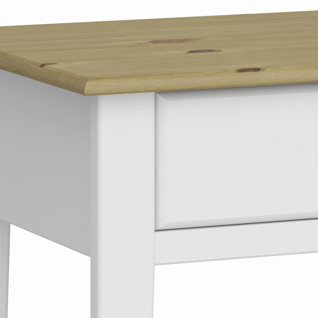 Nola Hall Table White & Pine