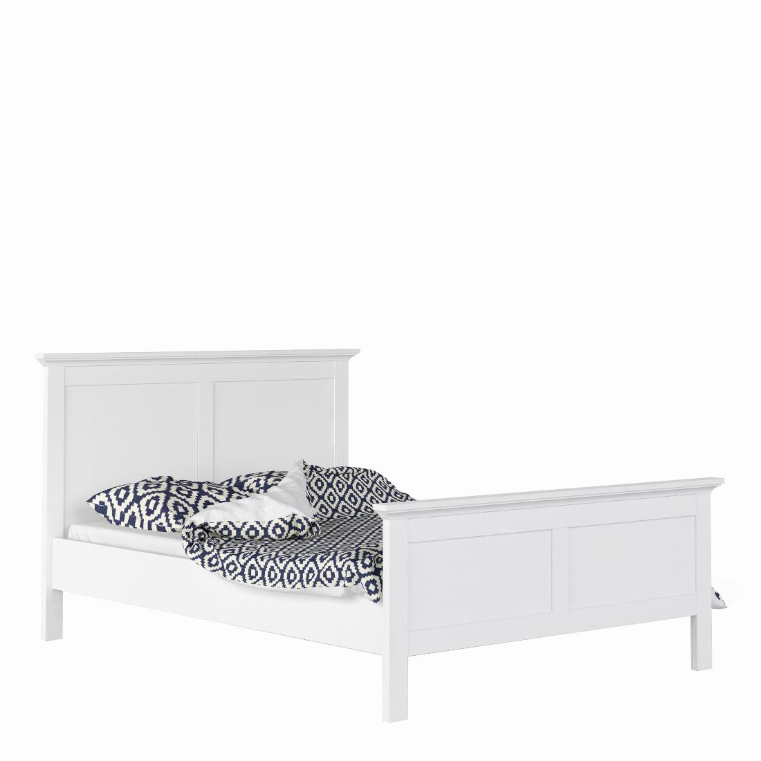 Paris Double Bed 140 x 200 in White