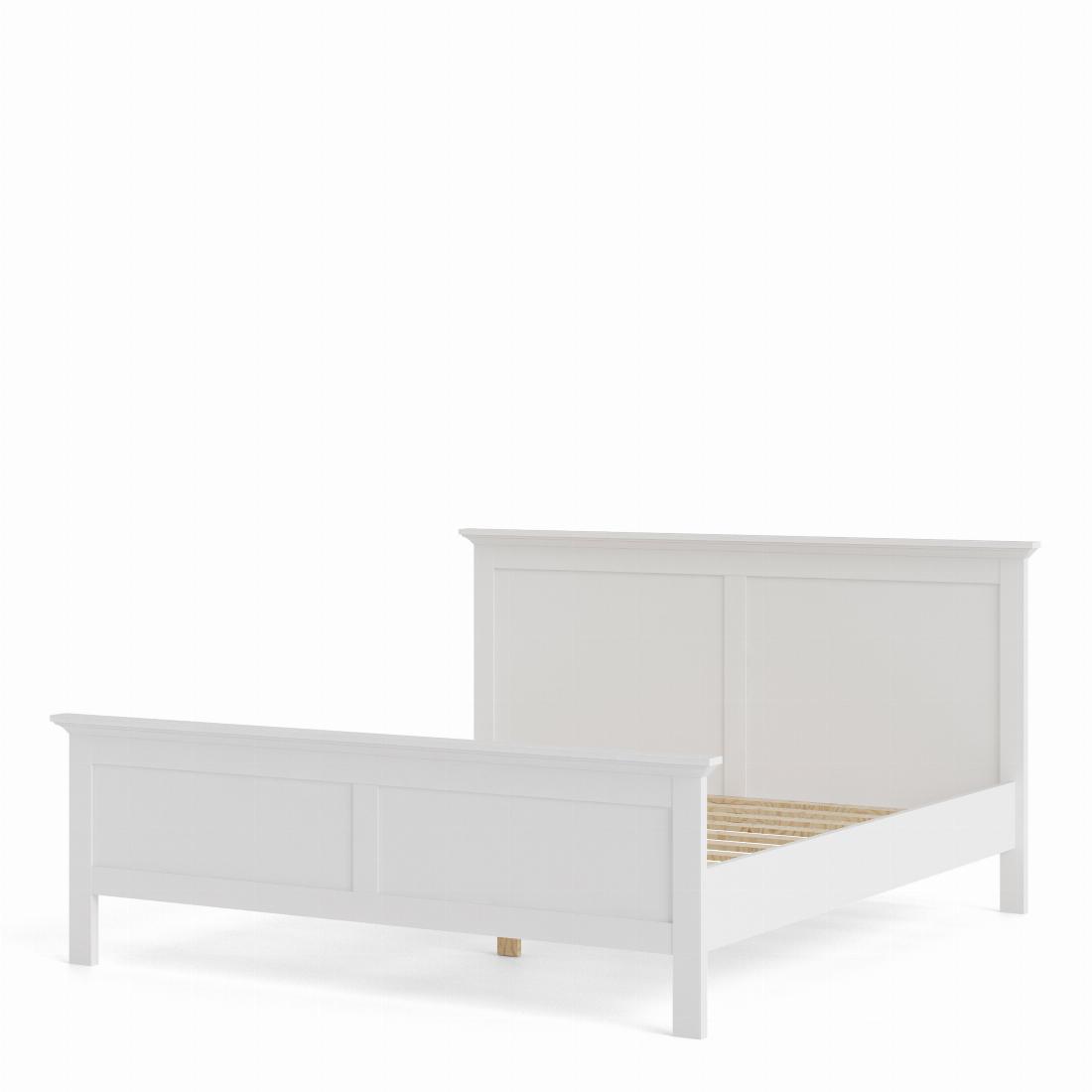 Paris Super King Bed 180 x 200 in White