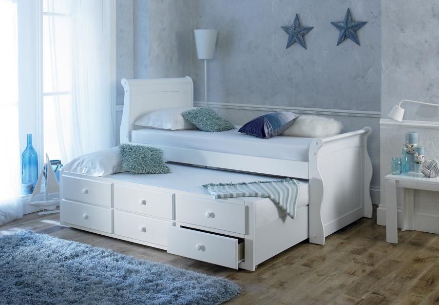 The Artisan Bed Company White Captain Guest Bed