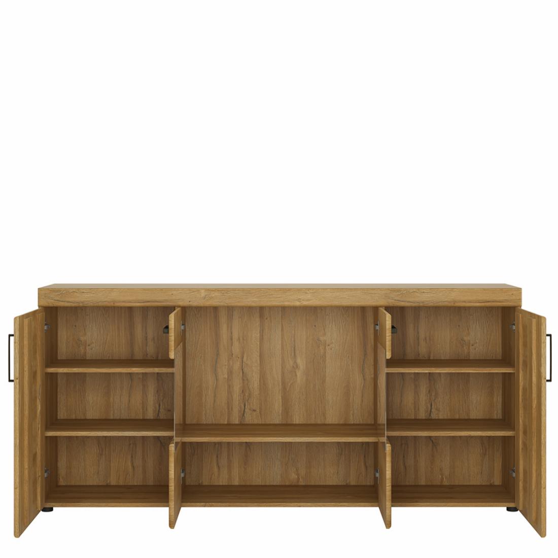 Cortina 4 door wide glazed sideboard