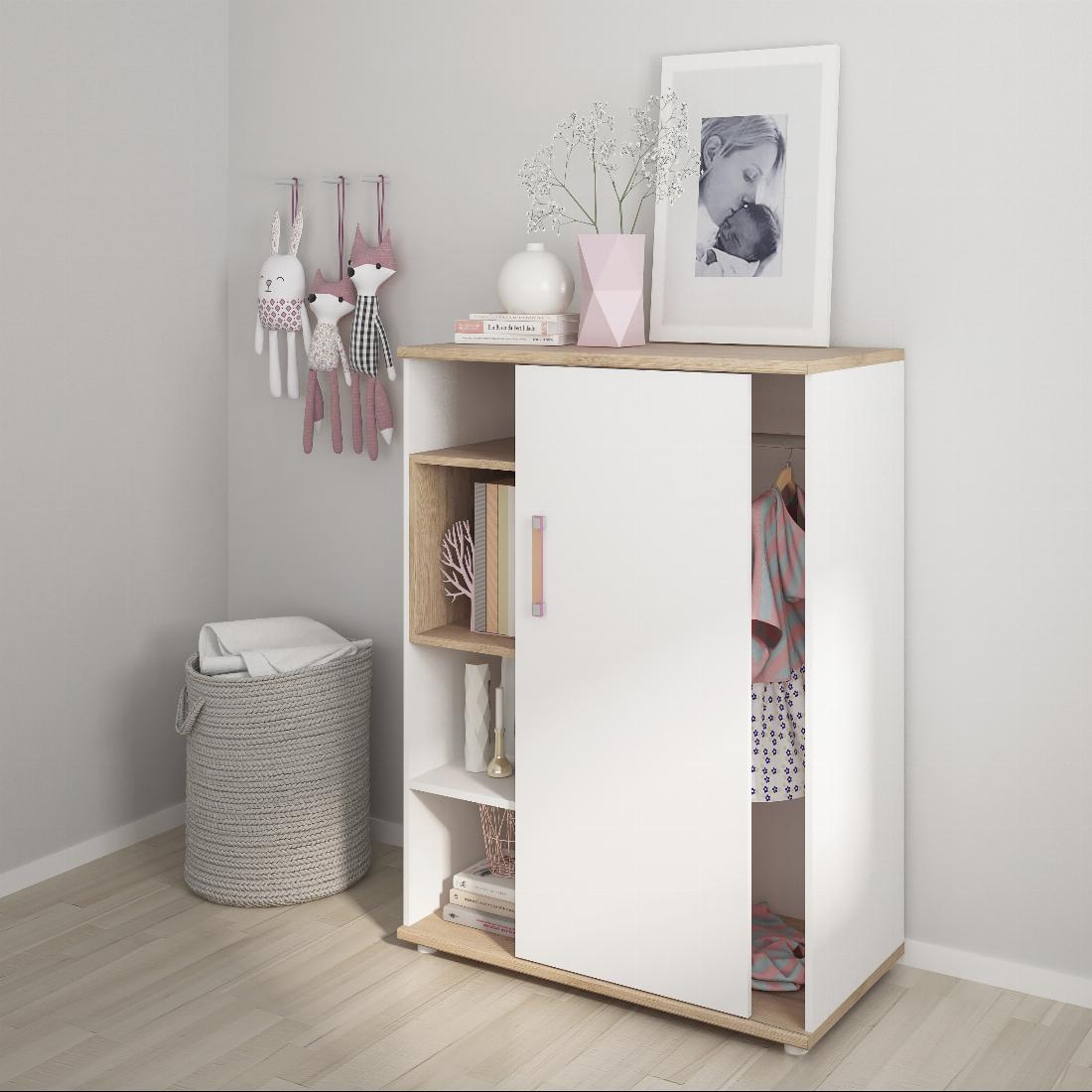 4Kids Low Cabinet with shelves (Sliding Door)