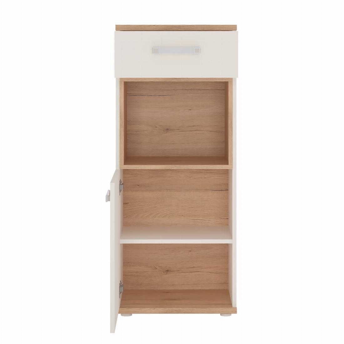 4Kids 1 Door 1 Drawer Narrow Cabinet